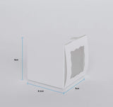 1 Regular Cupcake Boxes with Clear Window - Gloss White