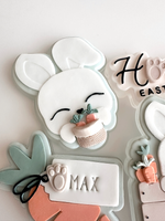 BUNNY HEAD POP STAMP & CUTTER - BOY