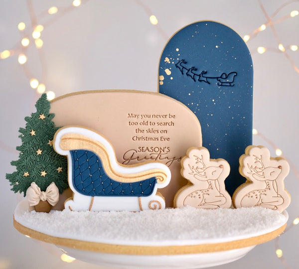 SLEIGH POP STAMP WITH MATCHING CUTTER