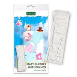 KATY SUE - Baby Clothes Washing Line Silicone Mould