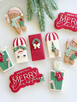 SHOP/HOME STAMP SET WITH MATCHING CUTTERS