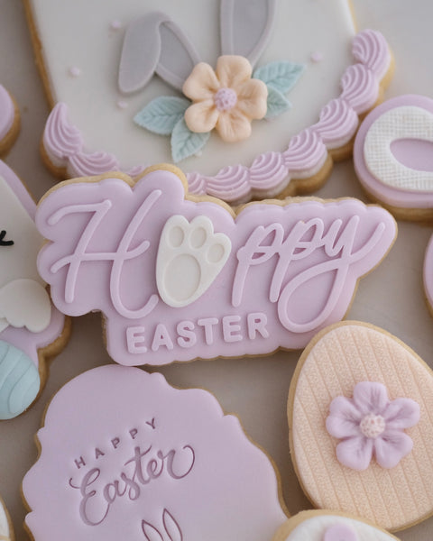 HOPPY EASTER STAMP AND CUTTER