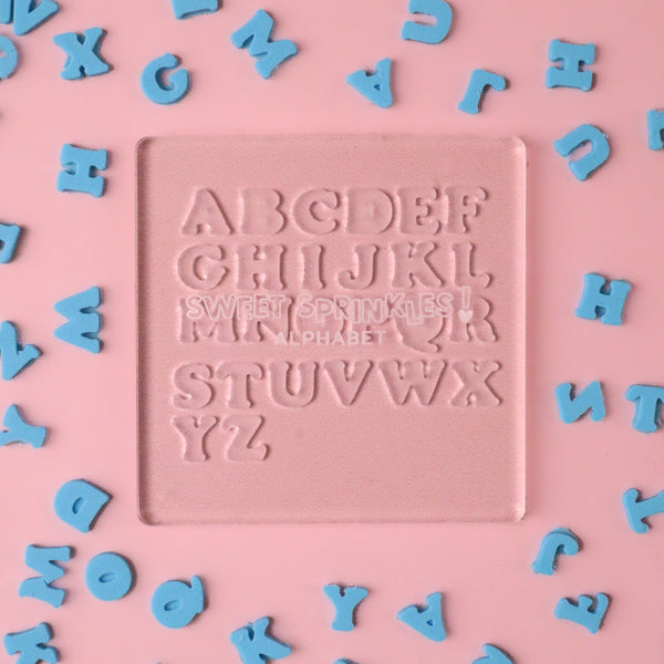 Alphabet - Sprinkle Plate