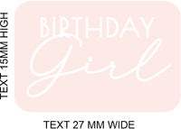 PETITE PRINTS -BIRTHDAY GIRL