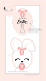 BUNNY HEAD POP STAMP & CUTTER  - GIRL