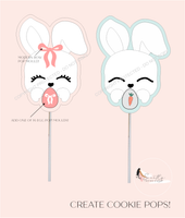 BUNNY HEAD POP STAMP & CUTTER - BOY