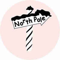 NORTH POLE SIGN POP MOULD - 45MM