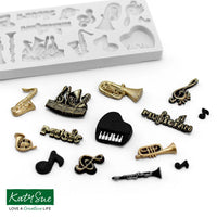 KATY SUE - Miniature Music Set Silicone Mould