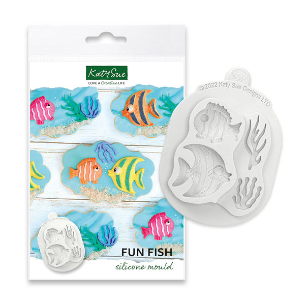 KATY SUE - FUN FISH SILICONE MOULD