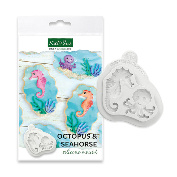 KATY SUE - Octopus & Seahorse Silicone Mould