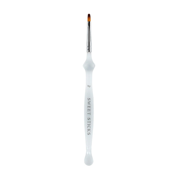 CLEAR GRIP FILBERT BRUSH #2