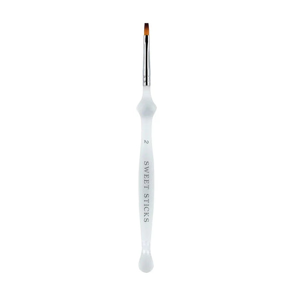 CLEAR GRIP FLAT BRUSH #2