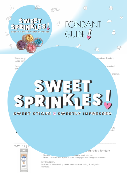 FREE SWEET SPRINKLES FONDANT GUIDE