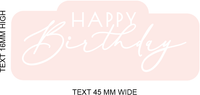 PETITE PRINTS -HAPPY BIRTHDAY