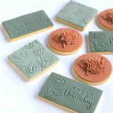 SECONDS- Happy Birthday Impression Stamp