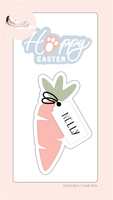 HOPPY EASTER STAMP AND CUTTER