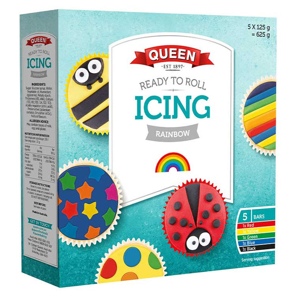 Queen - Queen Ready To Roll Fondant Icing 5pk - 625g