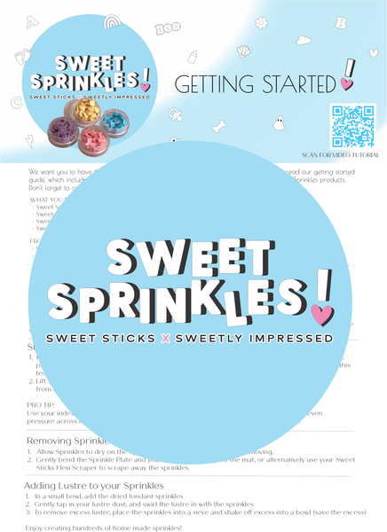 FREE SWEET SPRINKLES GETTING STARTED & INSTRUCTIONS FOR USE