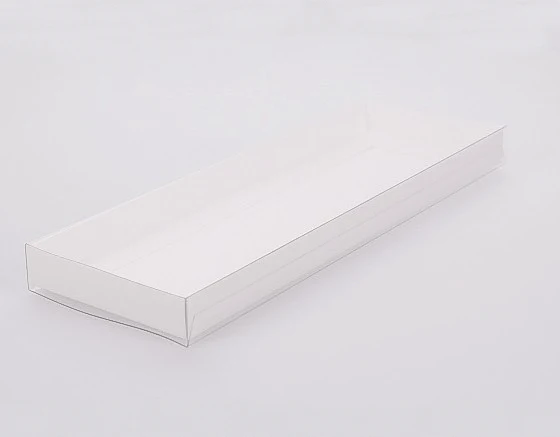 White Triple Cookie Boxes 27x9x2cm – Sweetly Impressed