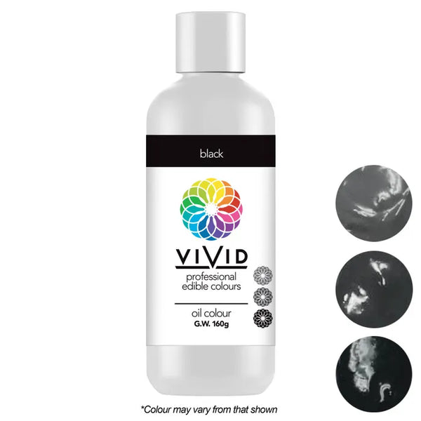 VIVID - OIL COLOUR - BLACK - 160g