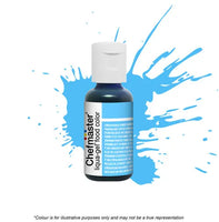 CHEFMASTER - SKY BLUE - LIQUA-GEL FOOD COLOUR - 0.70 OZ/20 GRAMS